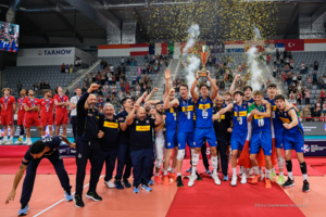 Finał mistrzostw Europy mężczyzn U 22 w siatkówce: Francja- Włochy